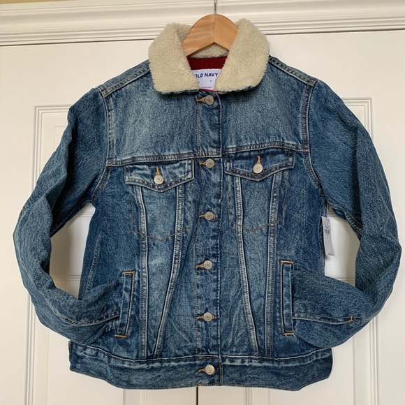 *NEW*  Flannel-Lined Jean Jacket with Sherpa Collar - Picture 6 of 9